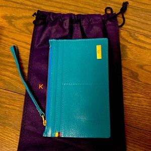 New leather wristlet